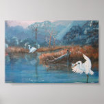"Daylight At The Pond" Wildlife Print
