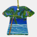 Daylight palms Christmas tree ornament