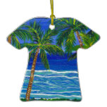 Daylight palms Christmas tree ornament ornaments