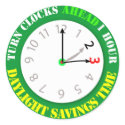 Daylight Savings Time Reminder Sticker