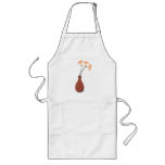 Daylilies in a Red Vase Apron