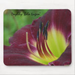 Daylily 'Bela Lugosi' mousepads
