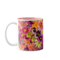 Daylily Blooms mugs by Fairyscape Daylily Blooms mugs