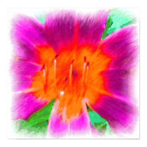 Daylily Center Digital Print posters