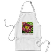 Daylily Crazy with Purple Daylily aprons