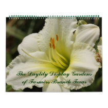 Daylily Display Gardens of Farmers Branch TX Calendar