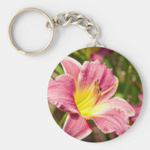 Daylily Keychain
