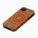 Daylily Orange Mandala casemate cases