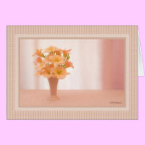 Daylily peach blush cards