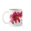 Daylily "Scattering Quarks" mugs