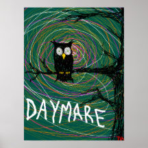 daymare spooky owl posters
