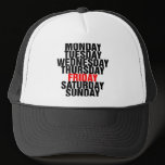 Days of the Week hats