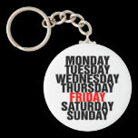 Days of the Week keychains