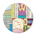 Days of the week magnets
