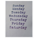 Days OfThe Week flyers by Debrene Days OfThe Week flyers