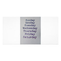 Days OfThe Week photo cards by Debrene Days OfThe Week photo cards