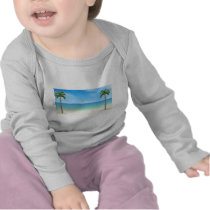 Daytime Beach Scene: Tshirt