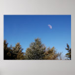 Daytime Moon Posters