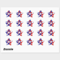 Dazzle Me Patriotic Star Sticker