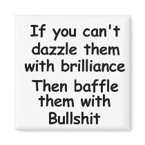 Dazzle them With Brilliance Refrigerator Magnet