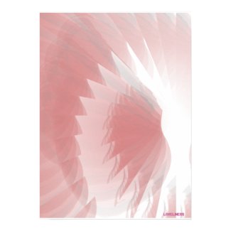 Dazzling Angelic Wings Protection Celestial Pink Poster