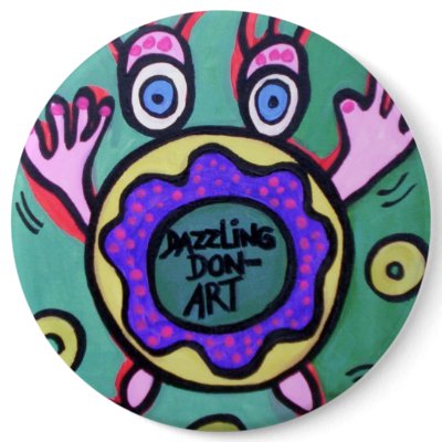 dazzling don-art Button by Kianmaartgallery