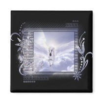 Dazzling Flying Unicorn Tag Series magnets