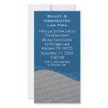 Dazzling Holiday Sparkle Party Photo Card, Blue