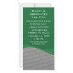 Dazzling Holiday Sparkle Party Photo Card, Green