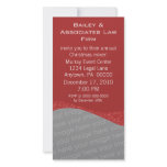 Dazzling Holiday Sparkle Party Photo Card, Red