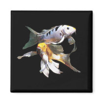 Dazzling Koi Pair magnets