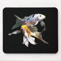 Dazzling Koi Pair mousepads by Mindspins Dazzling Koi Pair mousepads