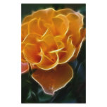 Dazzling orange rose and meaning stationery design