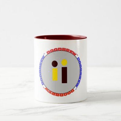 DB07 - Circle01 - TwoTone Mug by williebrew