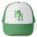 DB07-Question Mark - Green/Black - Trucker Hat