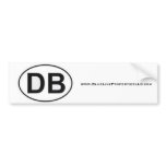 DB bumper sticker bumper stickers