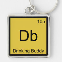 Db - Drinking Buddy Chemistry Element Symbol Tee Keychain