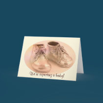 DBG© Baby Shoes Announcement cards