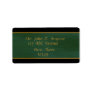 DBG© Black and Gold Border Custom Address Label