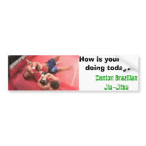 DBJJ, How is your arm doing today? bumper stickers