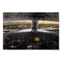 DC3 Cockpit Night View posters