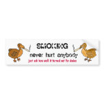 DC- Anti Smoking Dodo Bird Bumper Sticker