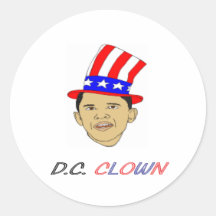 dc clown stickers