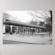 DC Gas Station, 1921 Print