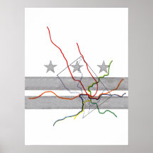 DC Metro Map Poster