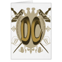DC SHIELD LOGO cards