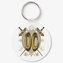 DC SHIELD LOGO keychains by llewsilverhand2 DC SHIELD LOGO keychains