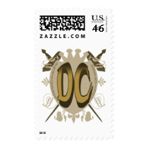 DC SHIELD LOGO postage