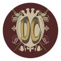 DC SHIELD LOGO stickers