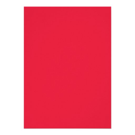 DC Skyline Wedding Invitation - Red Border